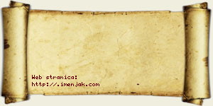 Jakov Andrijanić vizit kartica